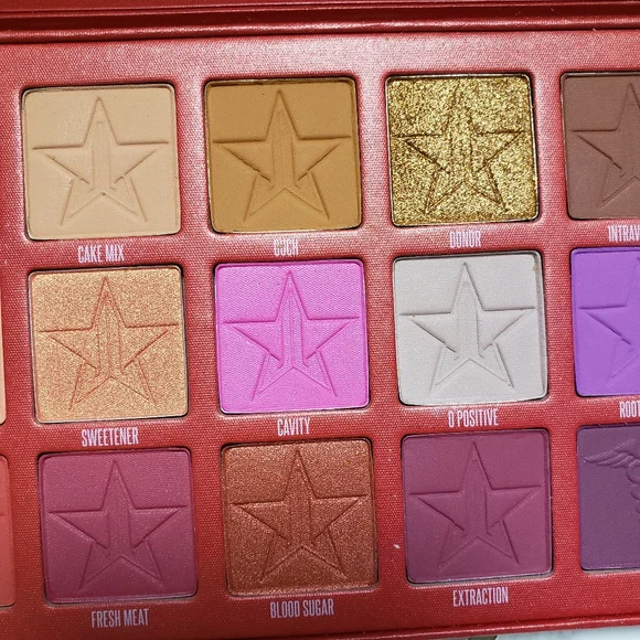 Jeffree Star Blood Sugar Eyeshadow Palette.